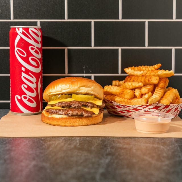 Double Smash Burger Combo.