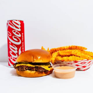 Single Smash Burger Combo